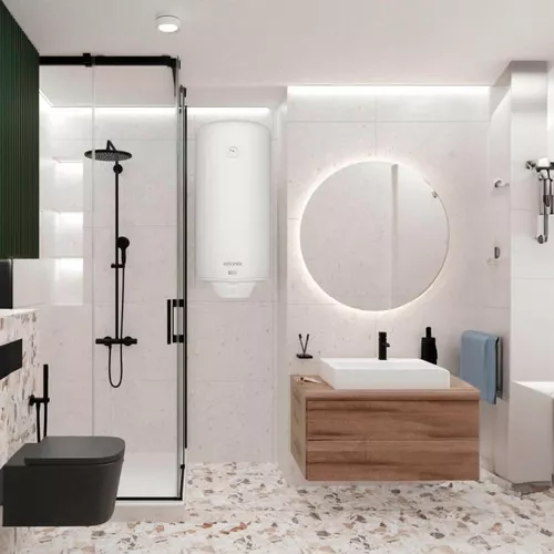 купить Водонагреватель накопительный Atlantic O'Pro+ S 100 L WM indicator 2000W (861389) в Кишинёве 