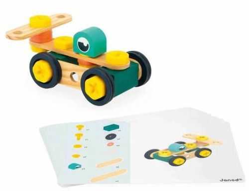 cumpără Set de construcție Janod J06454 Set de constructie Brico Kids, 100buc în Chișinău 