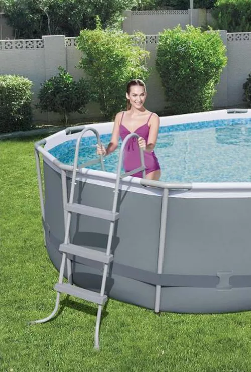 cumpără Piscină cu cadru Bestway 56710BW Power Steel Oval 549x274x122cm în Chișinău 