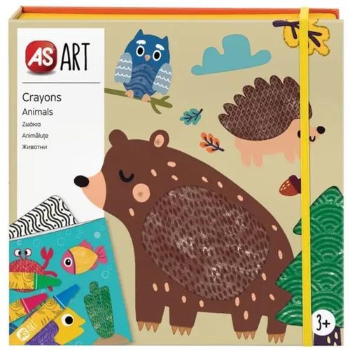 cumpără Set de creație As Kids 1038-21051 As Art Creioane Animale în Chișinău 