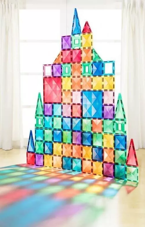 cumpără Set de construcție Mideer MD1141 Set multicolor de construcție magnetic, 100 buc. în Chișinău 