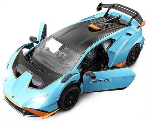 cumpără Jucărie cu telecomandă Rastar 98700 Lamborghini Huracan STO,1:14 albastru, 50532 în Chișinău 