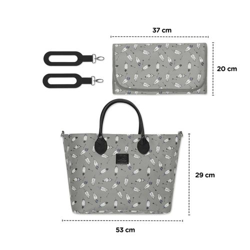 Рюкзак для коляски Kinderkraft Mommy Bag Grey 