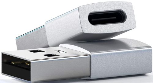 купить Переходник для IT Satechi Type-A to TypeC Adapter Silver в Кишинёве 