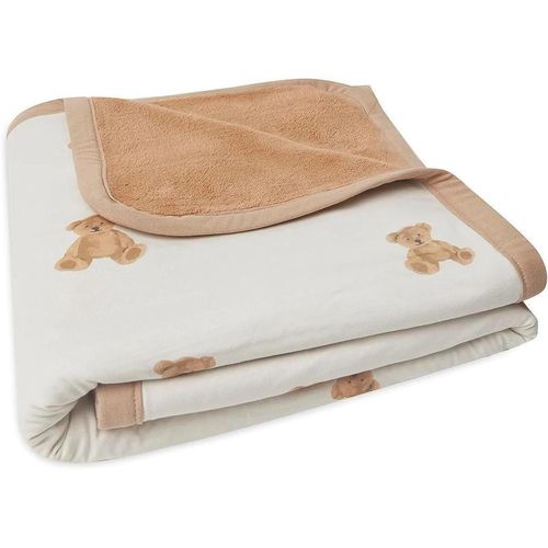 cumpără Lenjerie de pat pentru copii Jollein 513-511-66095 Paturica Jersey Teddy Bear, 75x100 cm în Chișinău 