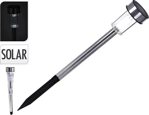 cumpără Aplică exterior ProGarden 41498 Cui H36.5cm, D4.6cm, inox, solar în Chișinău 