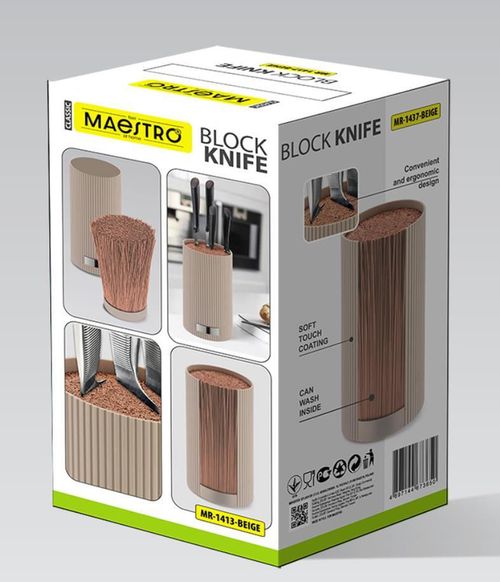 купить Органайзер для столовых приборов Maestro MR-1437, suport de cuțite, Beige в Кишинёве 