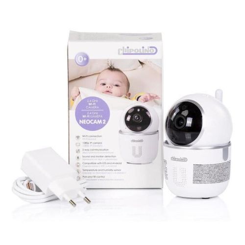 cumpără Monitor bebe Chipolino VIBEFNC202501WH Neocam 2, white în Chișinău 