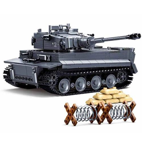 купить Конструктор Sluban B0851 Tanc Tiger, 814elem в Кишинёве 