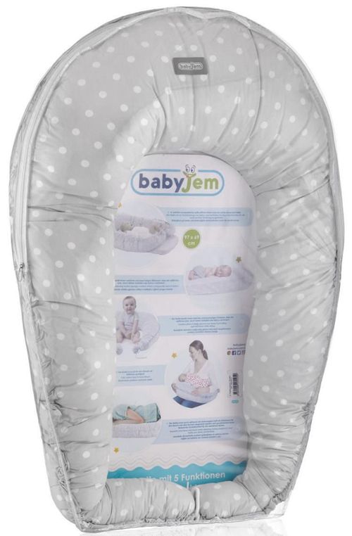cumpără Cocon pentru bebelusi BabyJem 525 Saltea reductor 5 in 1 BabyNest Cushion Gri în Chișinău 