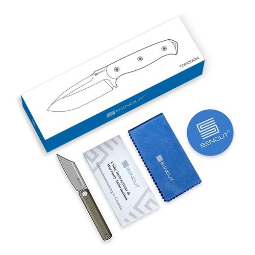 купить Нож походный Sencut S24036-1 Toxodon, G10, teacă Kydex в Кишинёве 