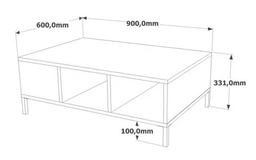 купить Журнальный столик Trendy RL2-AA 90x33x60cm в Кишинёве 