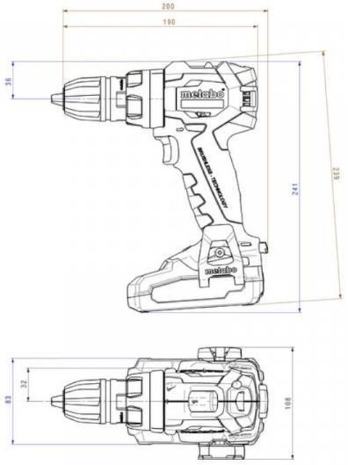 купить Шуруповёрт Metabo BS 18 LTXImpuls 602191500 в Кишинёве 
