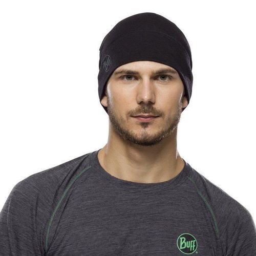 купить Одежда для спорта Buff Шапочка Merino Wool Lightweight Solid Black в Кишинёве 