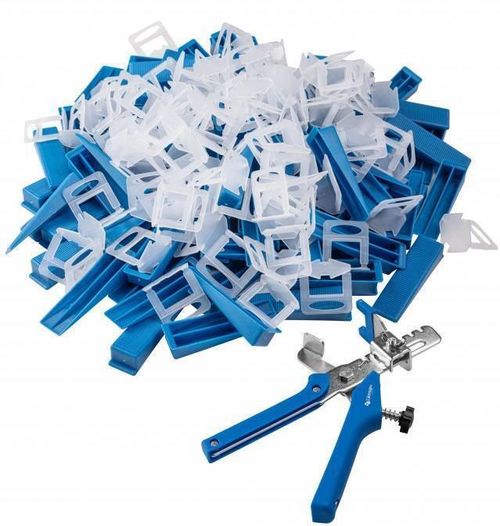 купить Ручной инструмент Hoegert Система для выравнивания плитки толщиной 1 мм (201 шт.) HT3B349 в Кишинёве 