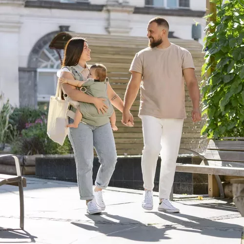 cumpără Marsupiu pentru copii Babymoov A057006 Sistem de purtare transformabil in Booster Moov & Boost Verde salvie în Chișinău 