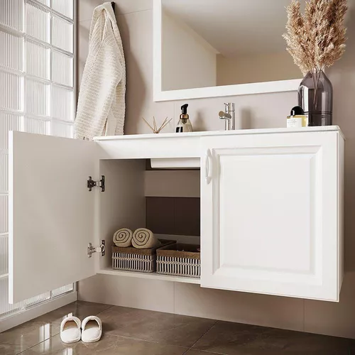 cumpără Dulap pentru lavoar miscellaneous ANJOU 100 (1100) Alb în Chișinău 