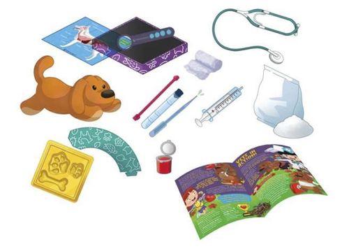 купить Игрушка Clementoni Set de joaca SOS Veterinary Science & Play (61551) в Кишинёве 