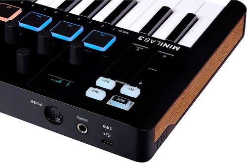купить MIDI-клавиатура Arturia MiniLab 3 Black в Кишинёве 