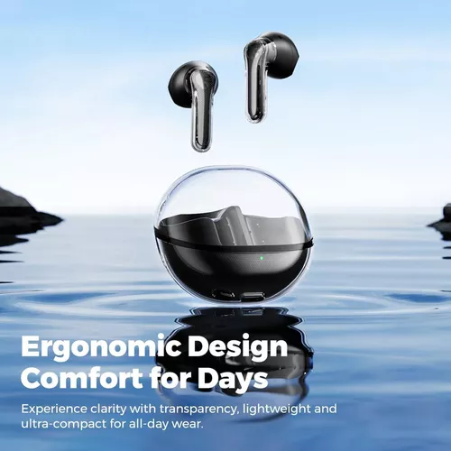 купить Наушники беспроводные SoundPeats Clear Pods Black в Кишинёве 