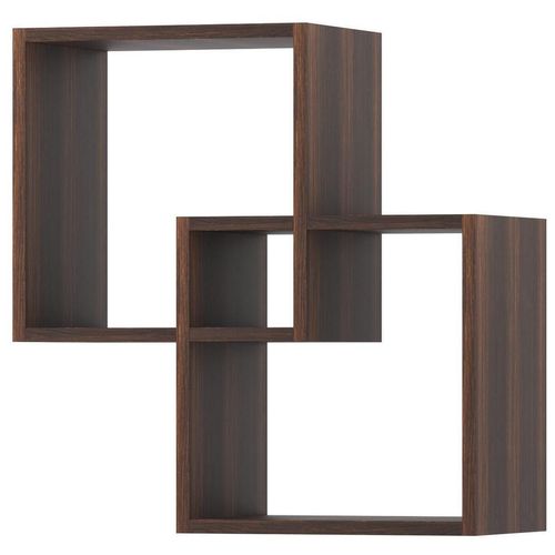 купить Полка декоративная Fabrik Home №04 орех тёмный в Кишинёве 