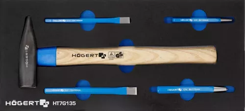 cumpără Sistem de depozitare a instrumentelor Hoegert HT7G058 Carucior de scule cu 7 sertare, 252 de scule în Chișinău 