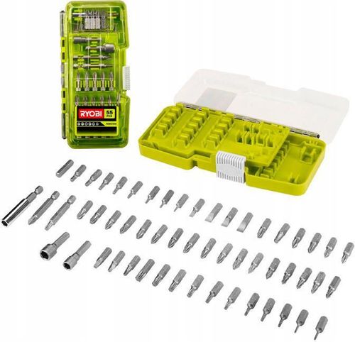 купить Набор головок, бит, насадок RYOBI Набор бит RAK55DK 55 шт. (5132004357) в Кишинёве 