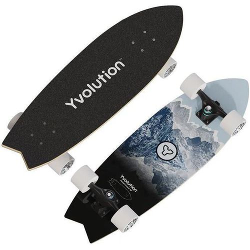 купить Скейтборд Yvolution YS48B2 Fishtail Cruiser skateboard 76cm, blue в Кишинёве 