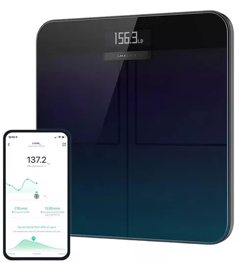 cumpără Cântar de podea Amazfit by Xiaomi Smart scale Aurora, gradient în Chișinău 