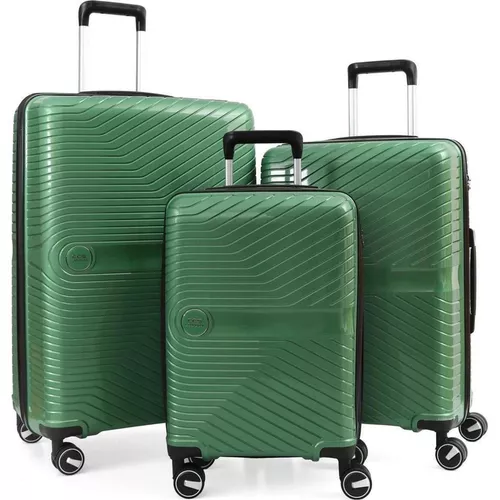 cumpără Valiză CCS 5239 Set Metalic Green în Chișinău 