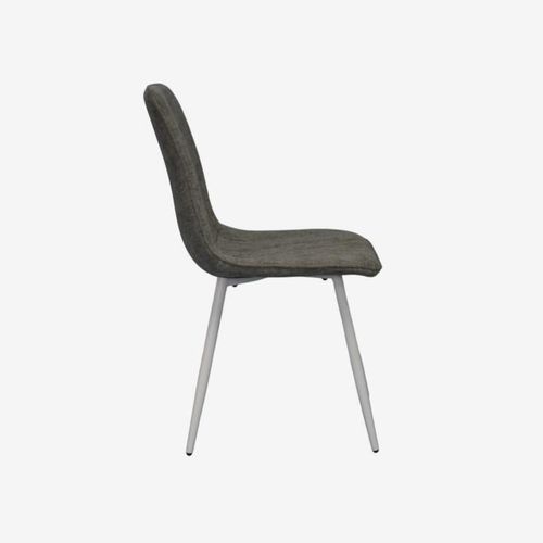 купить Комплект стол и стулья Evelin di Costacurta стол DT-531R Wh + 4 стула YTC-078Wh UF885-14 (Grey) в Кишинёве 