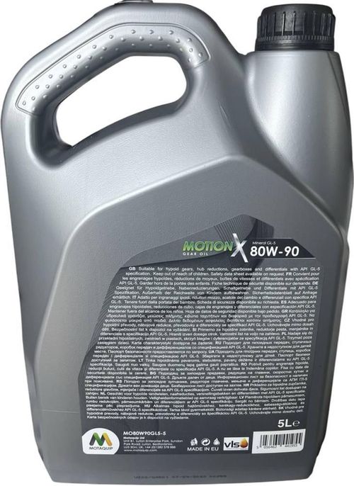 cumpără Ulei Motaquip MO80W90GL5-5 80W90 5L GL5; ZF TE-ML 05A/12E/16B/17B/19B/21A în Chișinău 