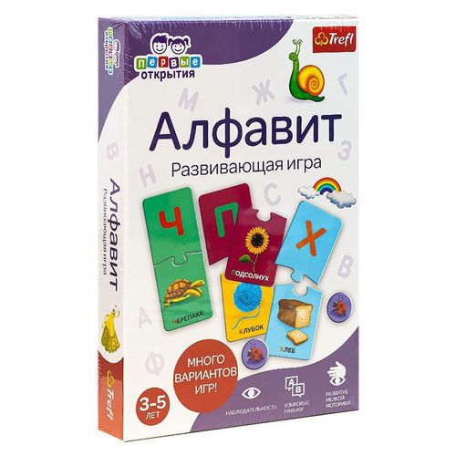 cumpără Joc educativ de masă Trefl 02160 Joc de masa Alfabet RU în Chișinău 