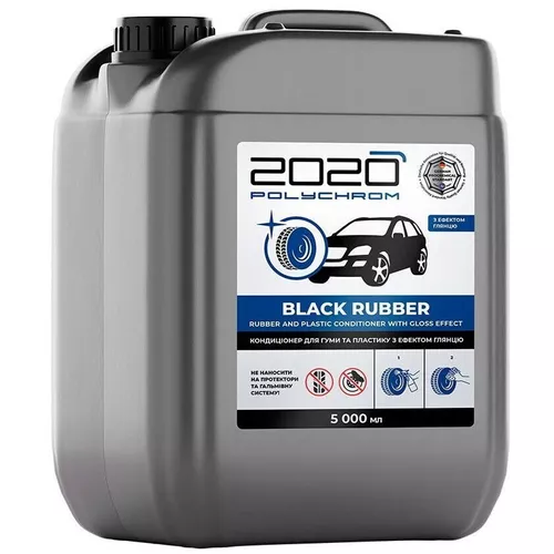 купить Средство для ухода за авто Polychrom 2020 Polish pentru roți BLACK RUBBER, 5 L в Кишинёве 