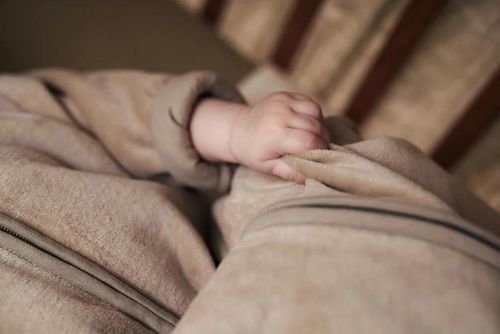 cumpără Lenjerie de pat pentru copii Jollein 016-541-67038 cu maneci detasabile Velvet Olive Green, 90 cm în Chișinău 