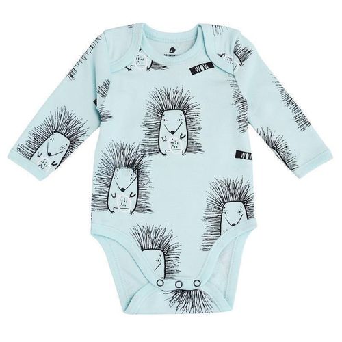 cumpără Haine pentru copii Minikin 242300380 Hedgehog Боди голубой с рисунком 9-12мес (80см) în Chișinău 