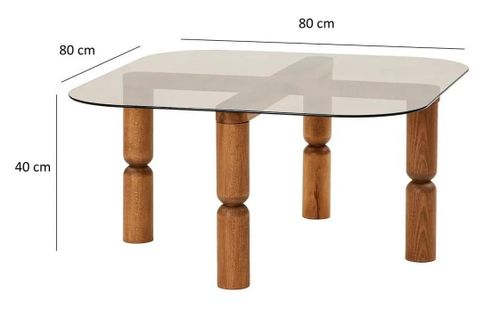 купить Журнальный столик Trendy Kei, Nuc, Bronz в Кишинёве 