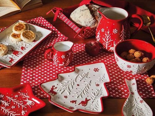 купить Посуда прочая Tognana 39437 Recipient pentru frisca Natale Winter Wonderland 300ml, rosu в Кишинёве 