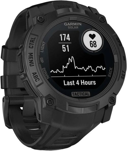 купить Смарт часы Garmin Instinct 3 – 50 mm, Solar, Tactical Edition, Black with black silicone band в Кишинёве 