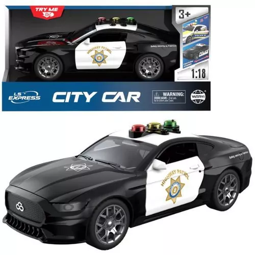 cumpără Mașină Wenyi WY1162E 1:18 Mașină de poliție americană, cu inerție (lumină/sunet) în Chișinău 