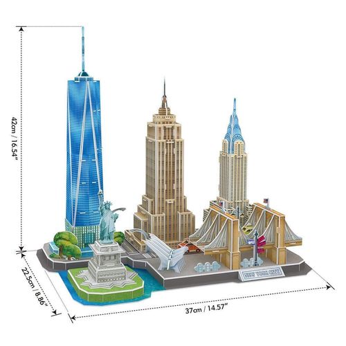 cumpără Set de construcție Cubik Fun MC255h 3D Puzzle City Line New York City în Chișinău 
