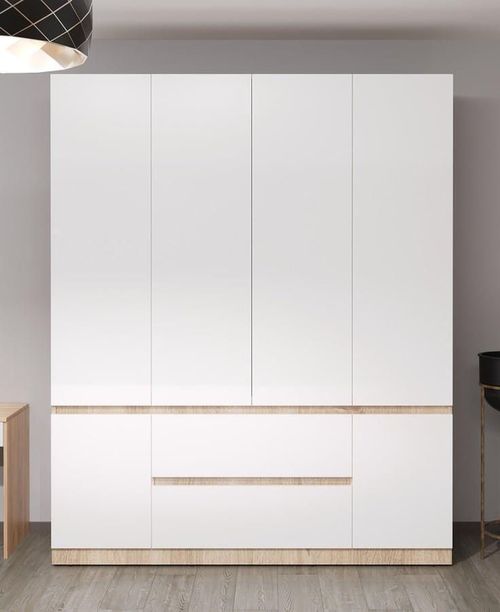 купить Шкаф Bayro Harmony 1800x2200x550 cu sertare sonoma в Кишинёве 