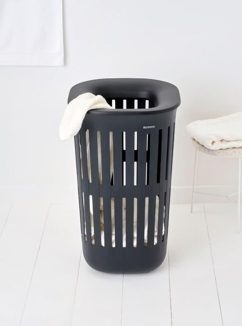 cumpără Coș pentru rufe Brabantia 24 46 67 Collect-It 55L, Black în Chișinău 