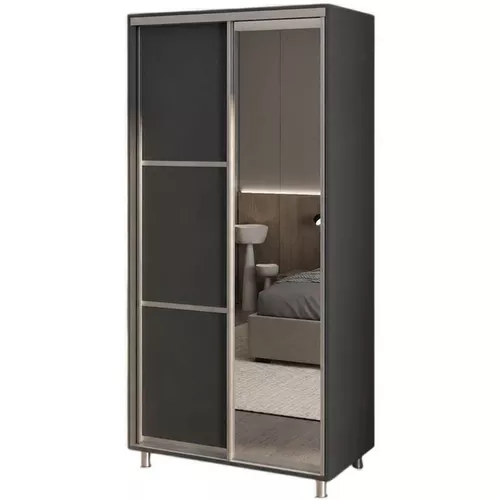 cumpără Dulap my-STYLE C10H0T04BM02-U23, 100x200, антрацит în Chișinău 