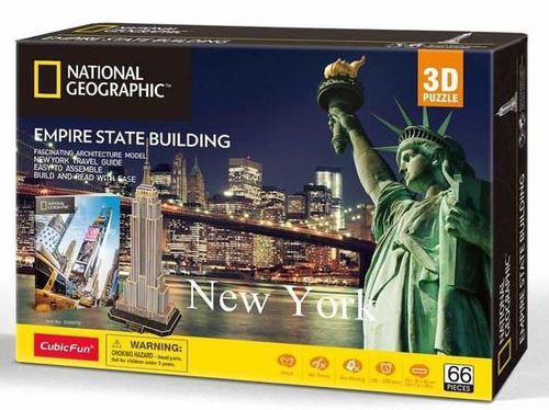 cumpără Set de construcție Cubik Fun DS0977h 3D Puzzle EMPIRE STATE BUILDING în Chișinău 