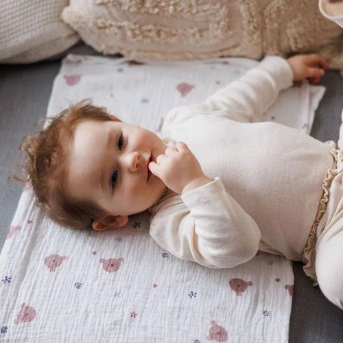 купить Аксессуар для пеленания BabyOno 0828/03 Paturi de infasat din muselina cu suprafata ondulata 3 buc. в Кишинёве 