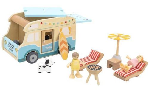 купить Игрушка Viga 44688 Set de Joacă Camper cu figurine și accesorii в Кишинёве 