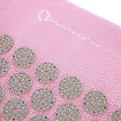 купить Массажер механический miscellaneous 4828 Saltea acupunctura 125*48 cm Pink cu perna 17-44-308 AKM04 в Кишинёве 