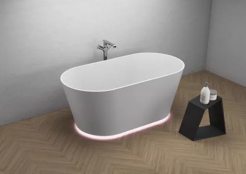 купить Ванна Polimat Ida(00301) 150x75+sifon freestanding (piatra) в Кишинёве 