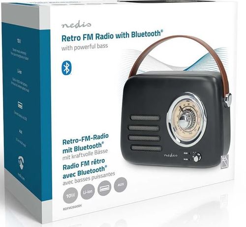 купить Радиоприемник Nedis RDFM2600BK в Кишинёве 